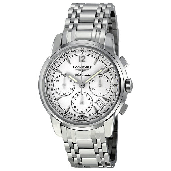 Longines Saint-Imier Automatic Chronograph White Dial Men's Watch#L2.752.4.72.6 - Watches of America