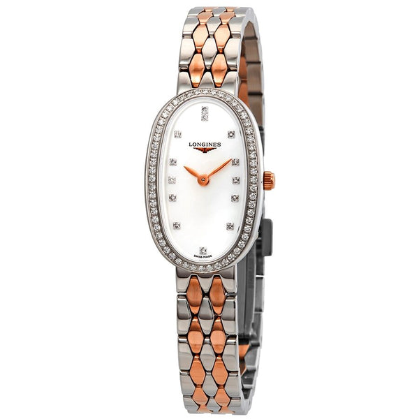 (ロンジン) Symphonette 18K Rose Gold Diamonds Ladies Watch Longines Symphonette Mother of Pearl Diamond Dial Ladies