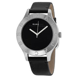 Marc by Marc Jacobs Blade Black Dial Black Leather Unisex Watch - Watches of America