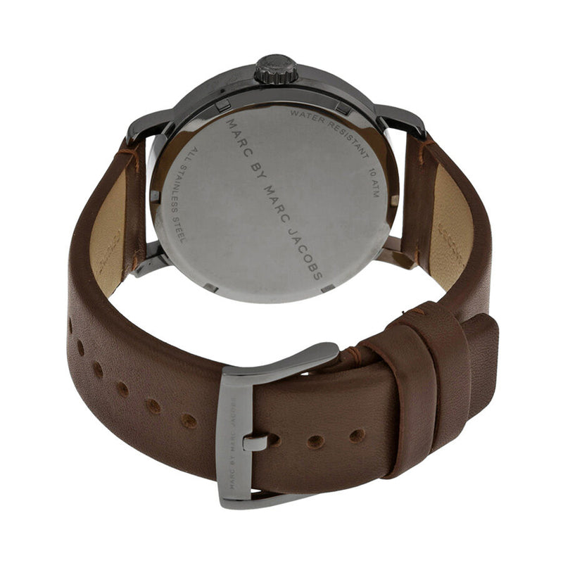 Marc by Marc Jacobs Fergus Blue Dial Brown Leather Men's Watch MBM5078 - Watches of America #3
