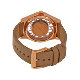 Marc by Marc Jacobs Henry Brown Cut-out Dial Rose Gold Ion-plated Ladies Watch MBM1245 - Watches of America #3