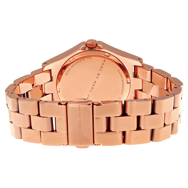 Marc by Marc Jacobs Henry Glossy Rose Gold-tone Ladies Watch MBM3212 - Watches of America #3