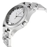 Marc by Marc Jacobs Henry Skeleton Silver Dial Stainless Steel Ladies Watch MBM3205 - Watches of America #2