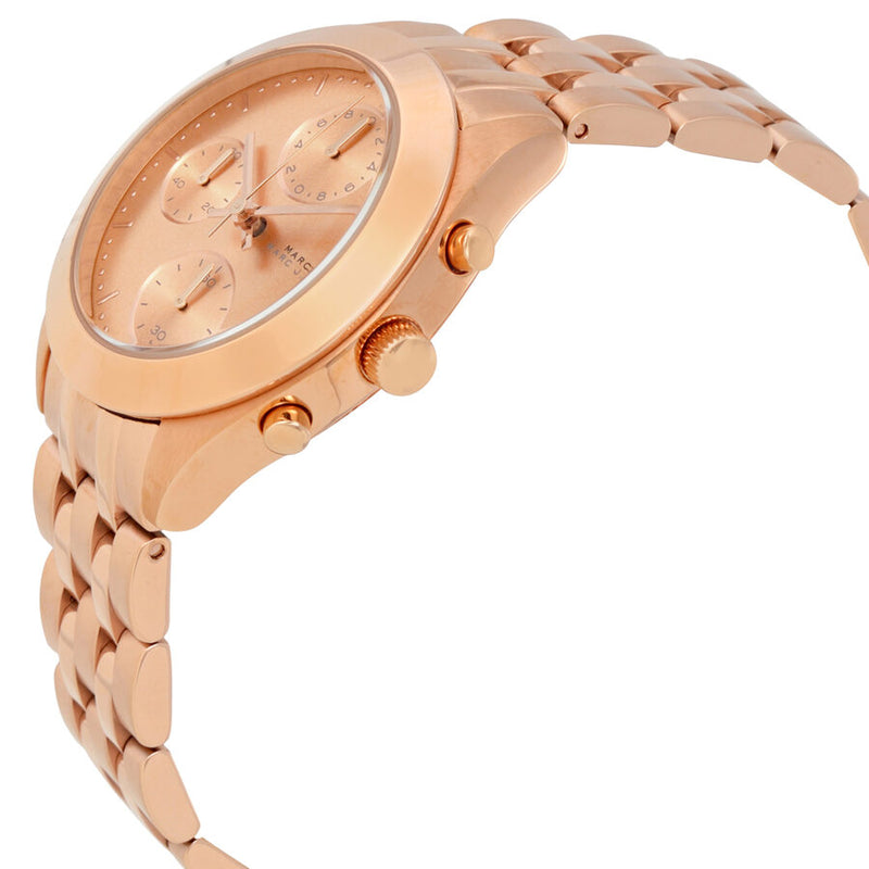 Marc by Marc Jacobs Peeker Chronograph Rose Dial Rose Gold-tone Ladies Watch - Watches of America #2