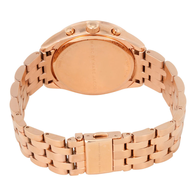 Marc by Marc Jacobs Peeker Chronograph Rose Dial Rose Gold-tone Ladies Watch - Watches of America #3