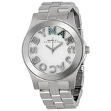 Marc by Marc Jacobs Rivera White Dial Stainless Steel Unisex Watch MBM3136 - Watches of America