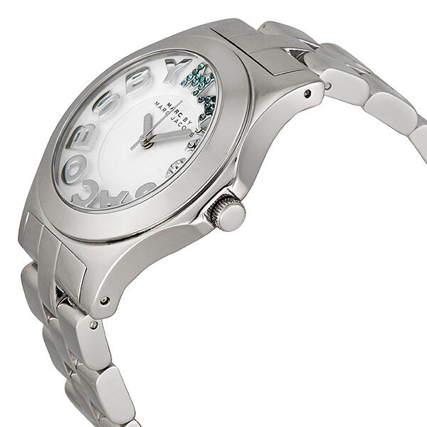 Marc by Marc Jacobs Rivera White Dial Stainless Steel Unisex Watch MBM3136 - Watches of America #2