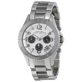 Marc by Marc Jacobs Rock Chronograph Silver Dial Stainless Steel Unisex Watch MBM3155 - Watches of America