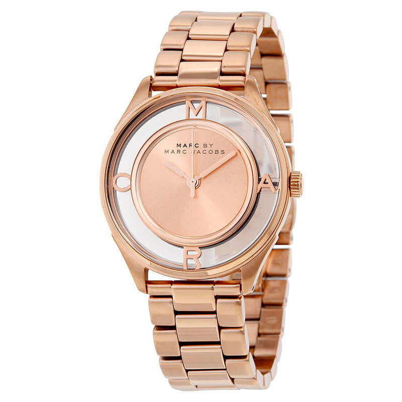 Marc by Marc Jacobs Tether Rose Dial Ladies Watch MBM3414 - Watches of America