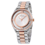 Marc by Marc Jacobs Tether Silver Transparent Dial Two-tone Ladies Watch MBM3436 - Watches of America