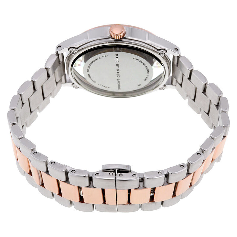 Marc by Marc Jacobs Tether Silver Transparent Dial Two-tone Ladies Watch MBM3436 - Watches of America #3