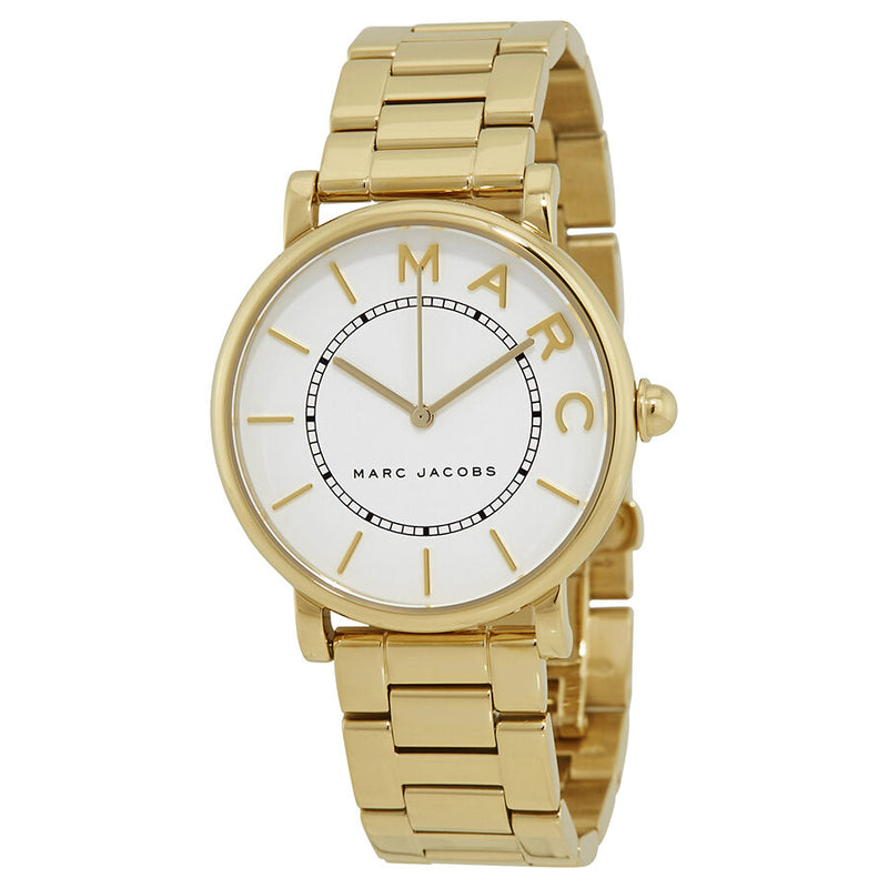 Marc Jacobs Roxy White Satin Dial Ladies Watch #MJ3522 - Watches of America