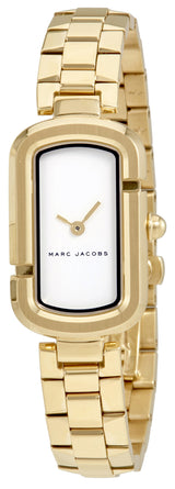 Marc Jacobs The Jacobs White Dial Ladies Gold Tone Watch MJ3504 - Watches of America