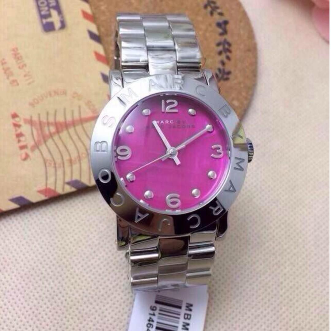 Marc By Marc Jacobs Amy Pink Women's Steel Classic Watch MBM8623 - Watches of America #4