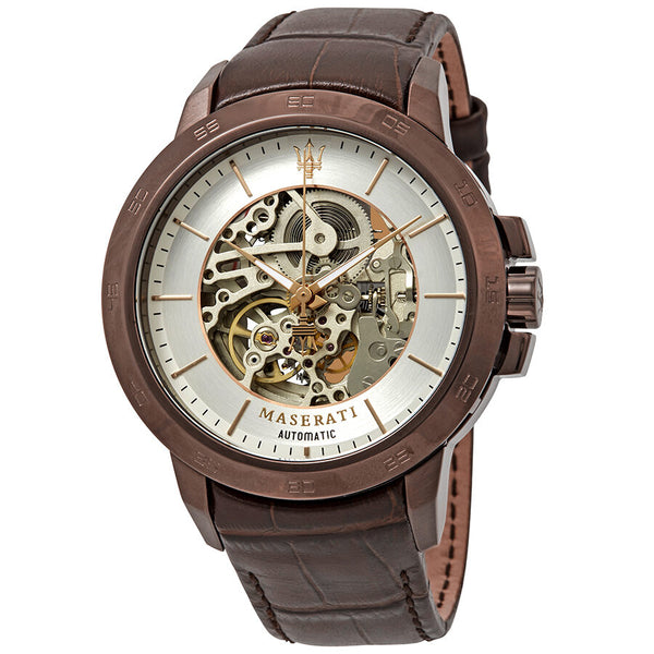 Maserati Ingegno Automatic Skeleton Dial Men's Watch R8821119003 - Watches of America