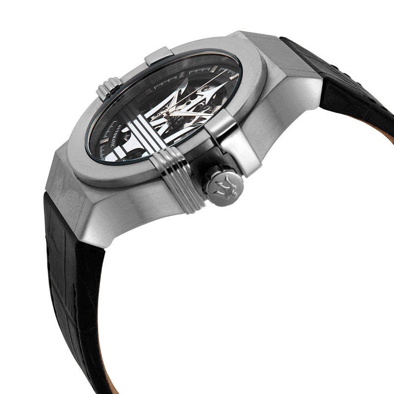 Maserati Potenza Automatic Black Skeleton Dial Men's Watch #R8821108038 - Watches of America #2