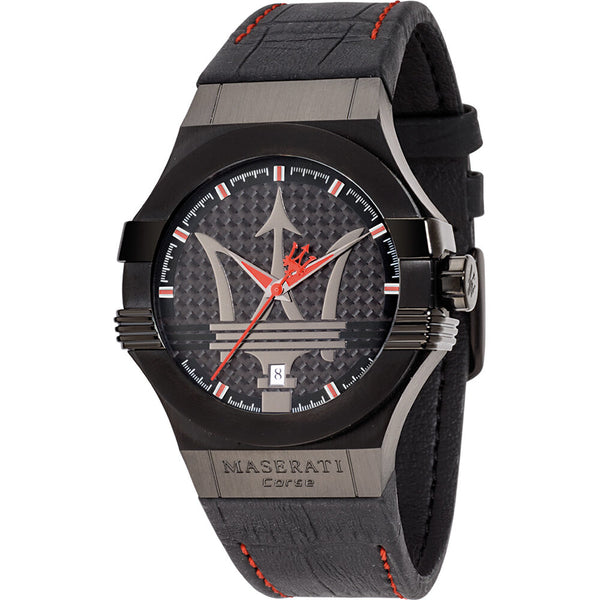 Maserati Potenza Black Dial Men's Watch R8851108010 - Watches of America