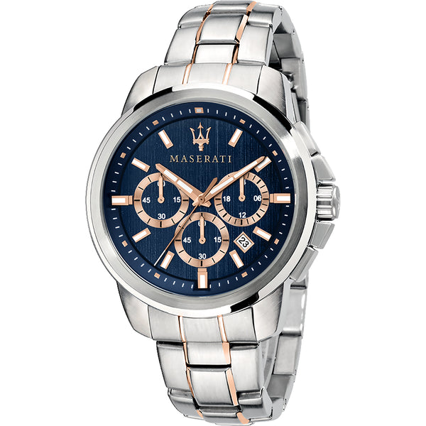 Reloj Maserati Successo Cronógrafo Cuarzo Esfera Azul Hombre R8873621008