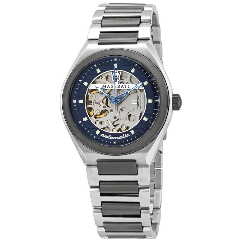 Maserati Triconic Automatic Blue Dial Men's Watch #R8823139003 - Watches of America