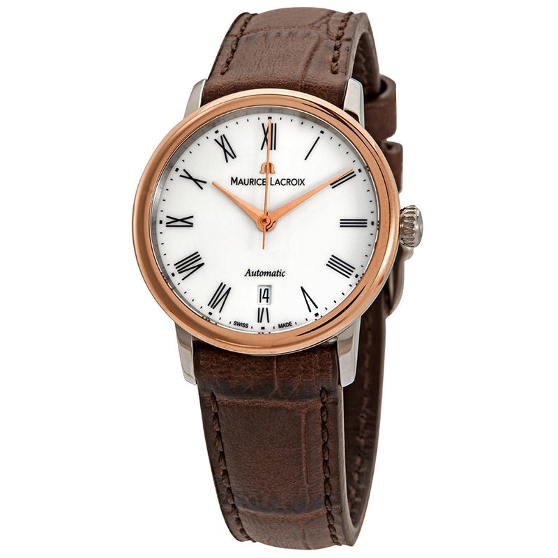 Maurice Lacroix Les Classiques Automatic White Dial Ladies Watch #LC6063-PS101-110 - Watches of America