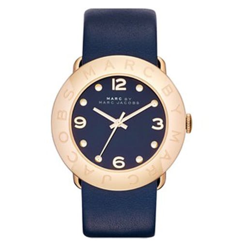 Marc By Marc Jacobs Blade Blue Women's Leather Wrist Watch  MBM1224 - Watches of America