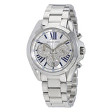 Michael Kors Bradshaw Silver Crystal Pave Dial Unisex Watch MK6320 - Watches of America