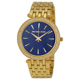 Michael Kors Darci Blue Dial Gold-tone Ladies Watch MK3406 - Watches of America
