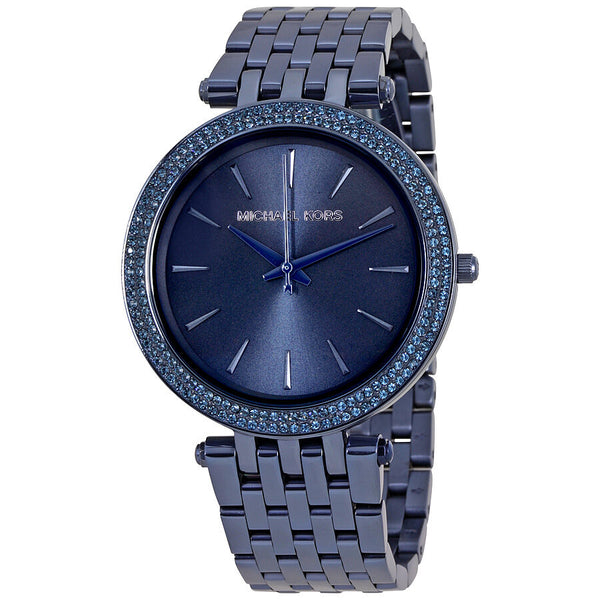 Michael Kors Darci Blue Sunray Dial Ladies Watch MK3417 - Watches of America