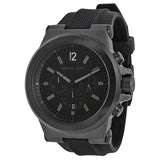 Michael Kors Dylan Black Silicone Strap Men's Watch MK8152 - Watches of America