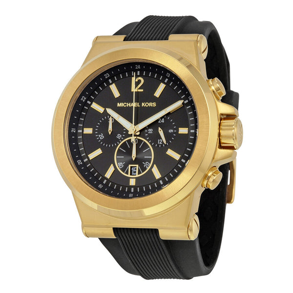 Michael Kors Dylan  Chronograph Black Dial Men's Watch MK8445 - Watches of America