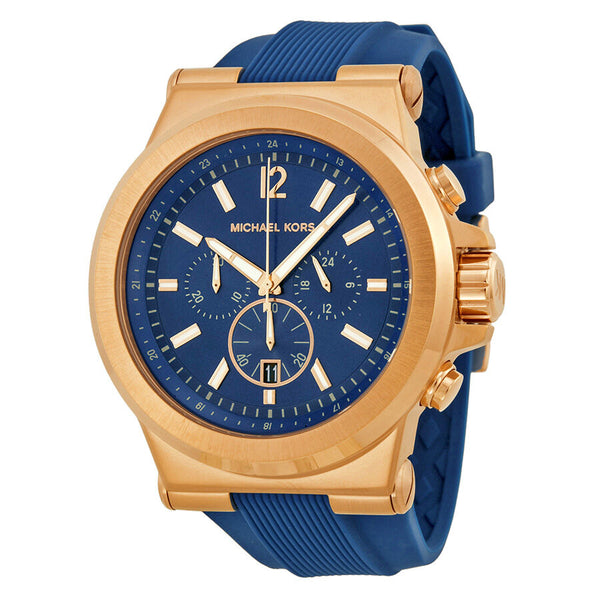 Reloj Michael Kors Dylan Cronografo Esfera Azul Marino MK8295 para Hom Watches of America