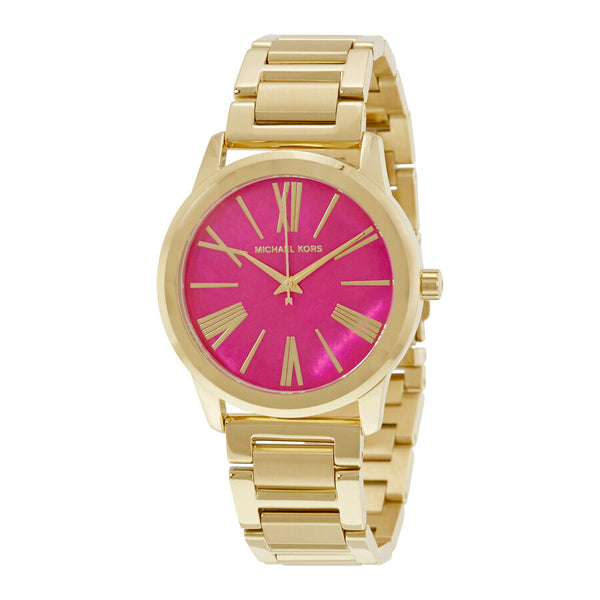 Michael Kors Hartman Pink Mother of Pearl Dial Ladies Watch MK3520 - Watches of America