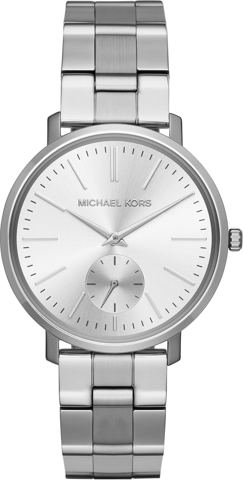 Michael Kors Jaryn Silver Dial Stainless Steel Ladies Watch MK3499