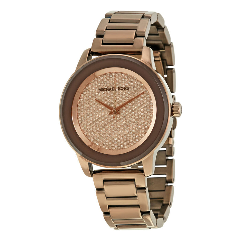 Michael Kors Kinley Pave Sable Dial Ladies Watch MK6245 - Watches of America