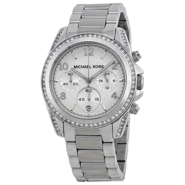 Michael Kors Chronograph White Crystal Ladies Watch MK5165 - Watches of America