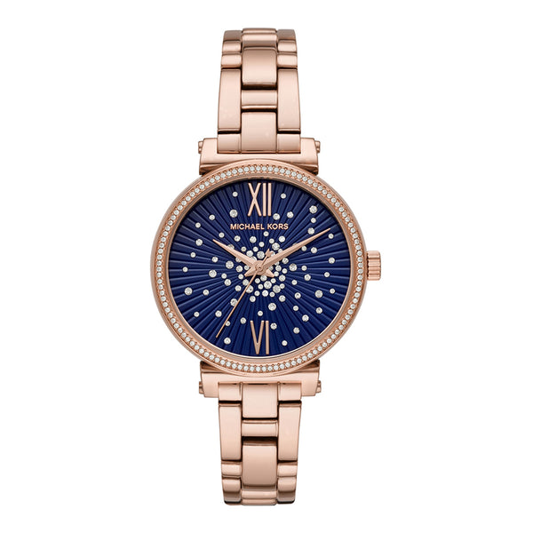 Reloj Michael Kors Sofie de cristal de cuarzo para mujer MK3971