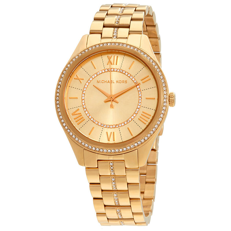 Michael Kors Lauryn Gold Crystal-set Ladies Watch MK3719 - Watches of America