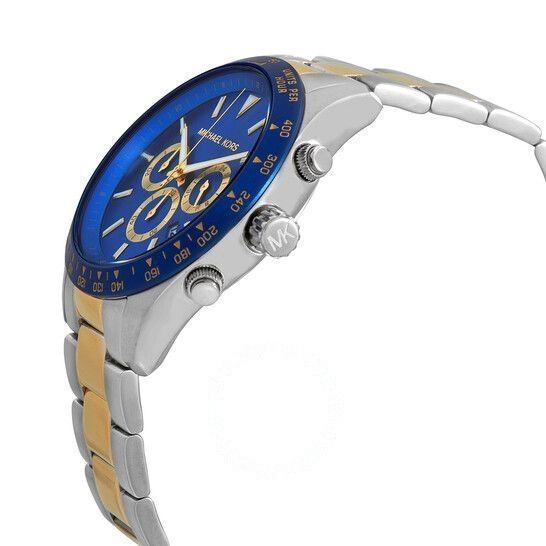 Michael Kors Layton Cronógrafo Cuarzo Esfera Azul Bicolor Reloj para Hombre MK8825