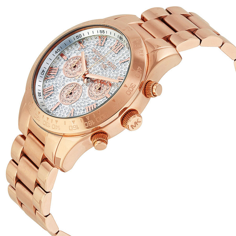 Michael Kors Layton Pave Dial Rose Gold-tone Ladies Watch MK5946 - Watches of America #2