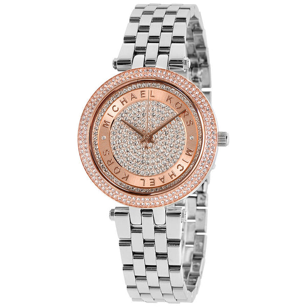 Michael Kors Mini Darci Crystal Pave Dial Ladies Watch MK3446 - Watches of America