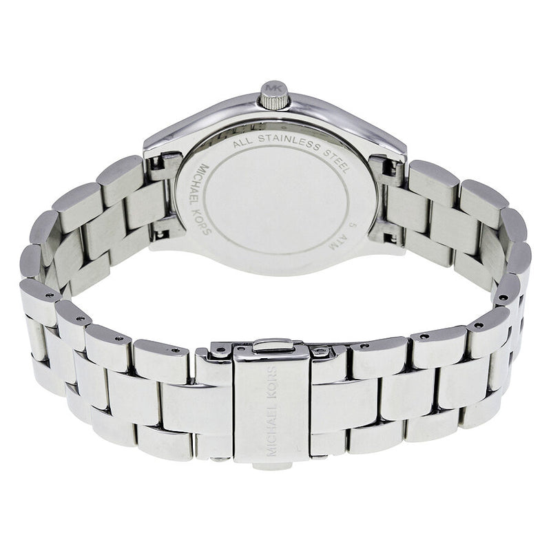 Michael Kors Mini Slim Runway Silver Dial Ladies Watch MK3548 - Watches of America #3