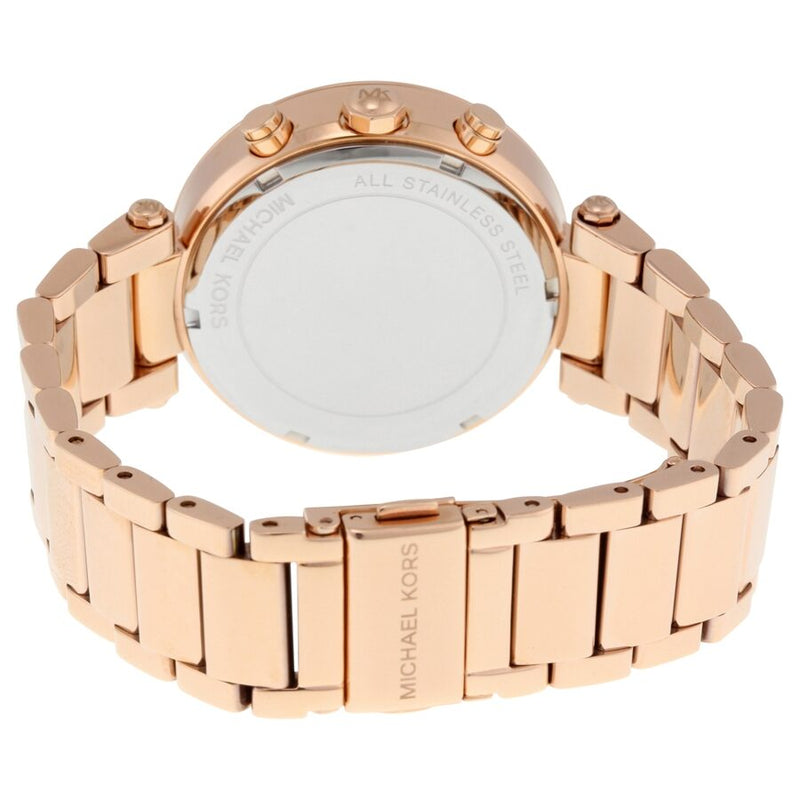 Michael Kors Parker Chronograph Rose Gold-tone Ladies Watch #MK5491 - Watches of America #3