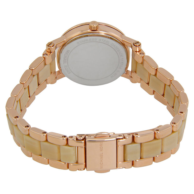 Michael Kors Petite Norie Pink Mother of Pearl Dial Ladies Watch MK3700 - Watches of America #3