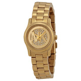 Michael Kors Petite Runway Champagne Dial Gold-tone Ladies Watch MK3304 - Watches of America