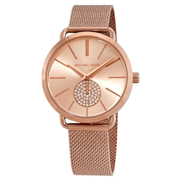 Michael Kors Porita Rose Dial Ladies Watch #MK3845 - Watches of America