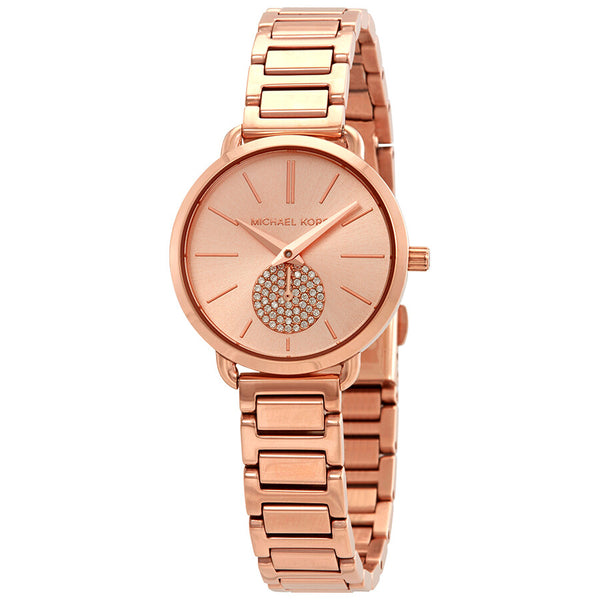 Michael Kors Portia Rose Dial Ladies Watch MK3839 - Watches of America