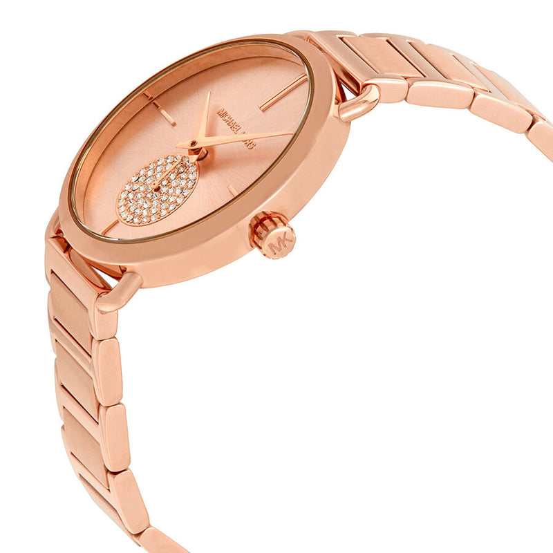 Michael Kors Portia Rose Dial Rose Gold-tone Ladies Watch #MK3640 - Watches of America #2