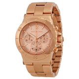 Michael Kors Rose Gold Dial Chronograph Ladies Watch MK5314 - Watches of America