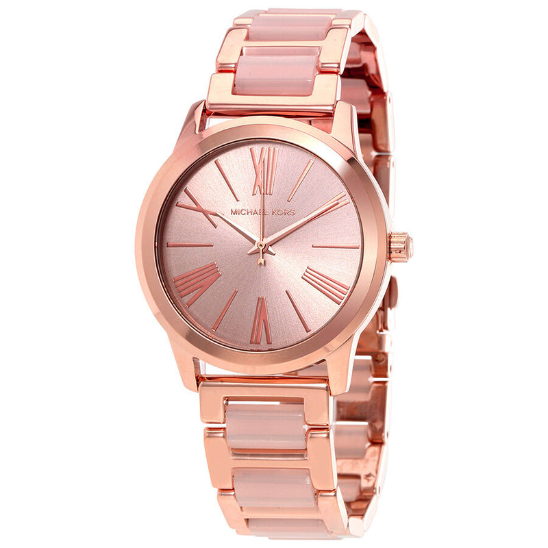 Michael Kors Rose Gold Dial Ladies Watch MK3595c - Watches of America