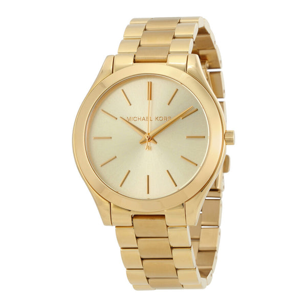 Michael Kors Runway Champagne Dial Ladies Watch #MK3179 - Watches of America